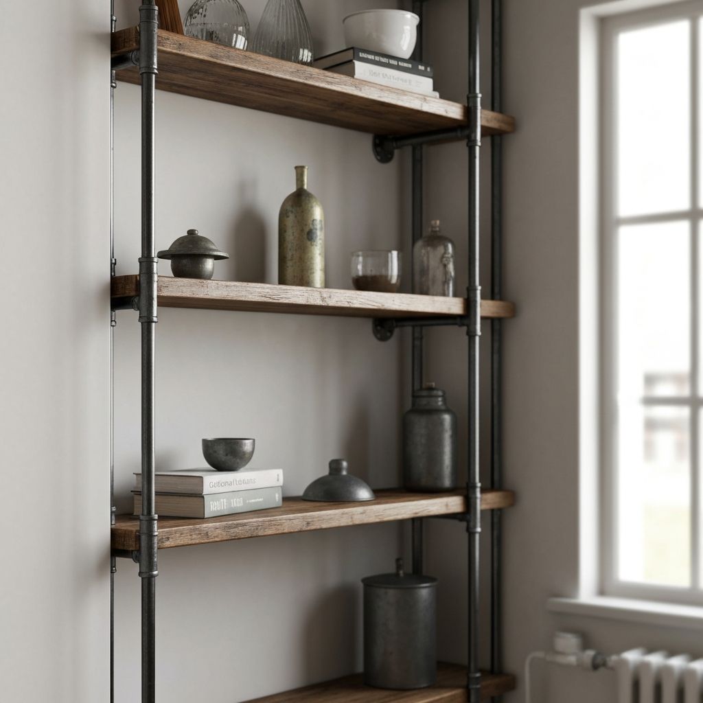 Industrial Pipe Shelving